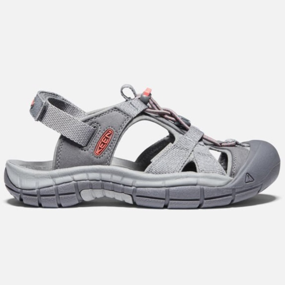 Keen Ravine H2 Steel Grey/Coral Hiking Sandel’s Sz 8